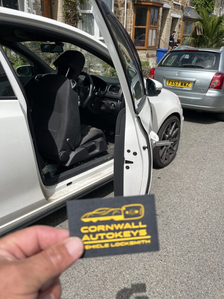 Car key replacement cut and coded on-site Cornwall